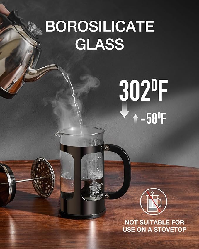 French Press Glass Coffee Maker